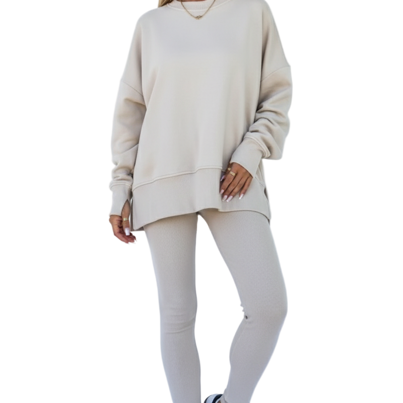 Jasmine - Long Sleeve Sweatshirt & Pants Two-Piece
