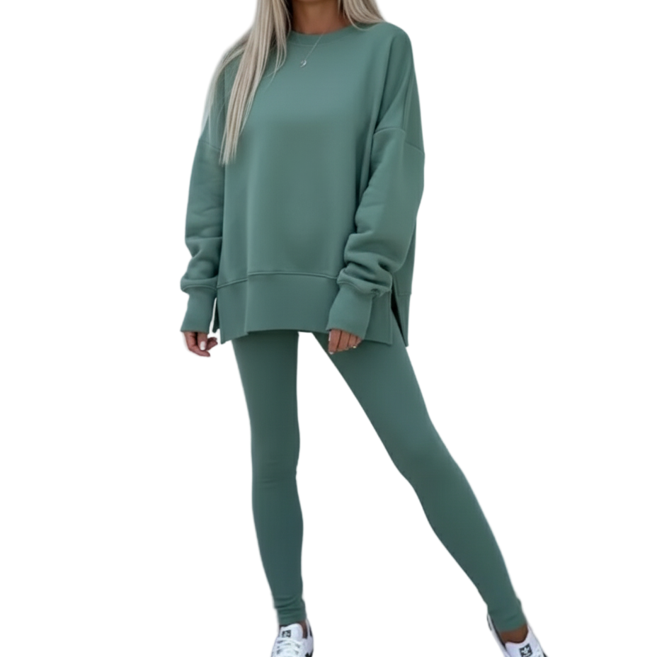 Jasmine - Long Sleeve Sweatshirt & Pants Two-Piece