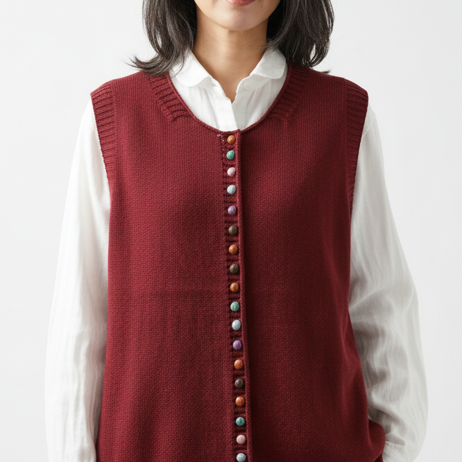 Esther - Open-Front Knit Cardigan